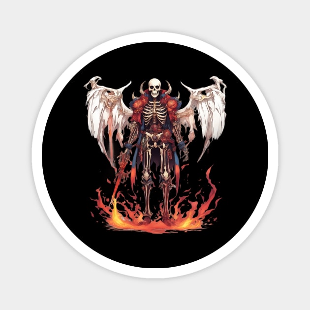 Beyond the Abyss Secrets of the Evil Demon Hell Underworld Magnet by animegirlnft